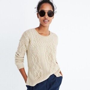 Madewell |‎ Open-Side Bobble Pullover Sweater S